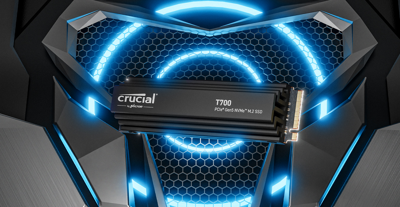 Crucial T700 PCIe Gen5 NVMe M.2 SSD